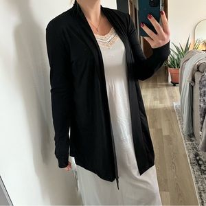 ZYIA Black Open Cardigan